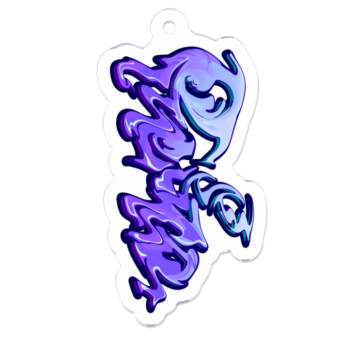 アクリルキーホルダー - 50 x 50 (mm)