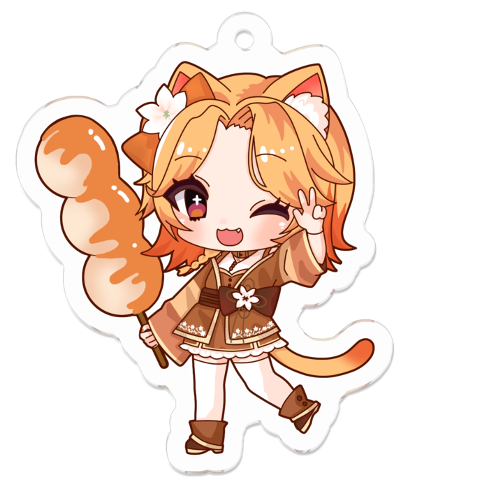 アクリルキーホルダー - 50 x 50 (mm)