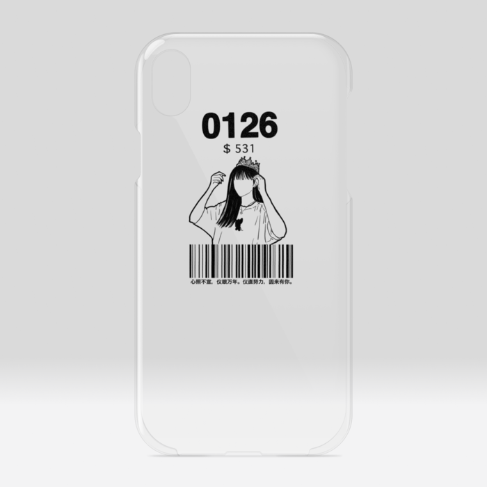 クリアiPhoneケース - iPhone XR