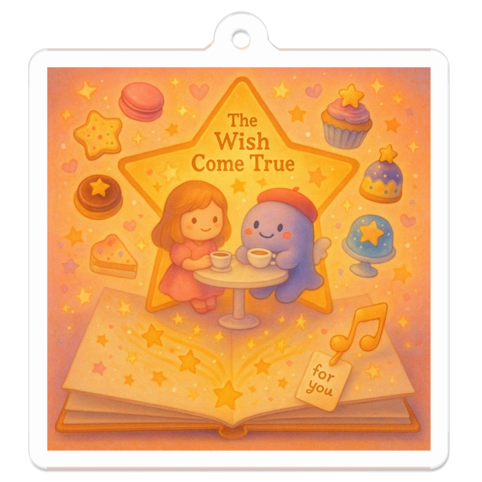 アクリルキーホルダー - 50 x 50 (mm)