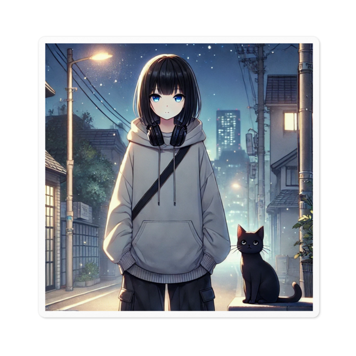 ステッカー - 100 x 100 (mm)