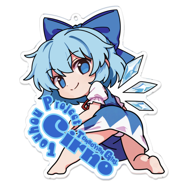 アクリルキーホルダー - 100 x 100 (mm)