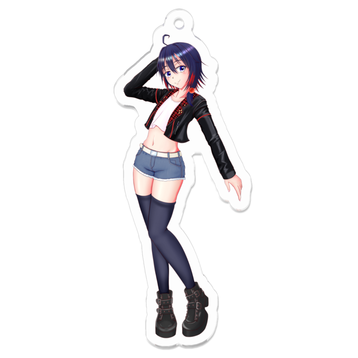 アクリルキーホルダー（コーティング） - 70 x 70 (mm)