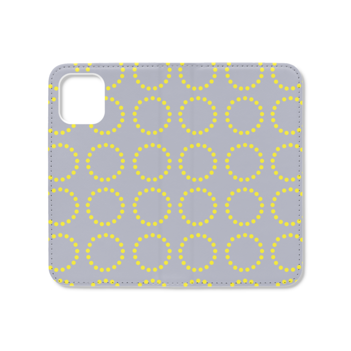手帳型iPhoneケース(ベルトなし) - iPhone12 mini - ストラップ穴 なし