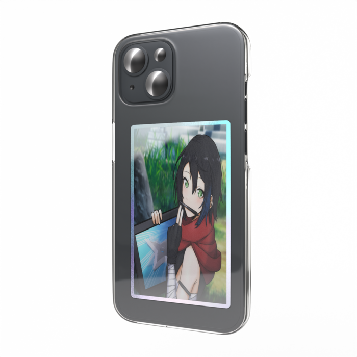 オーロラスマホステッカー - 縦