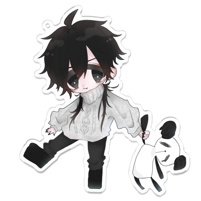 アクリルキーホルダー - 100 x 100 (mm)