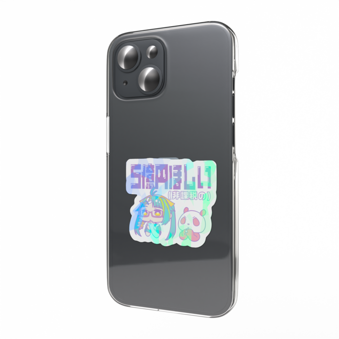 ホログラムスマホステッカー - 縦