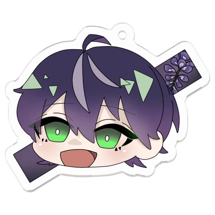 アクリルキーホルダー - 50 x 50 (mm)