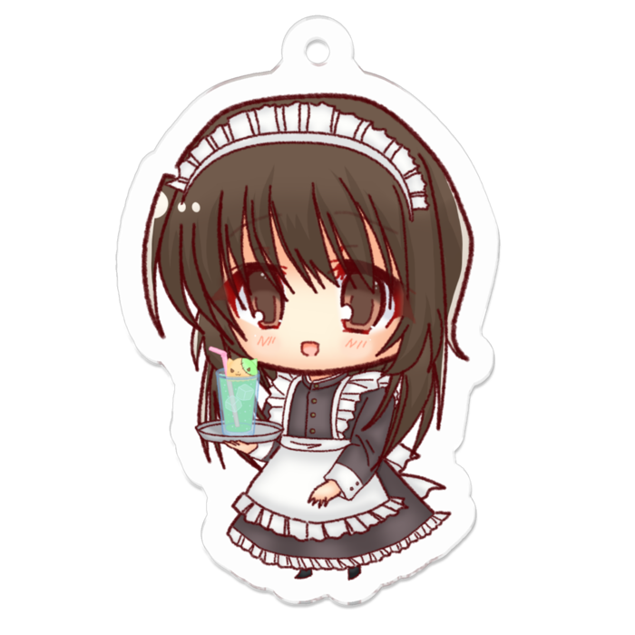アクリルキーホルダー - 50 x 50 (mm)