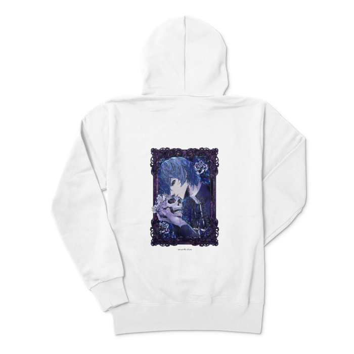 ジップパーカー - M - ホワイト