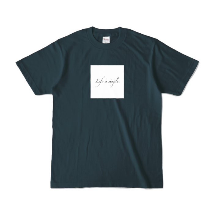 カラーTシャツ - S - デニム (濃色)