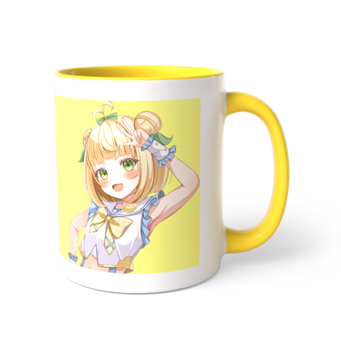 ツートンカラーマグカップ - 直径 8.2cm / 高さ 9.5cm