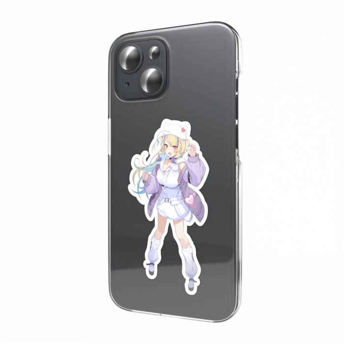 ①菫崎リンスマホステッカー(新衣装)