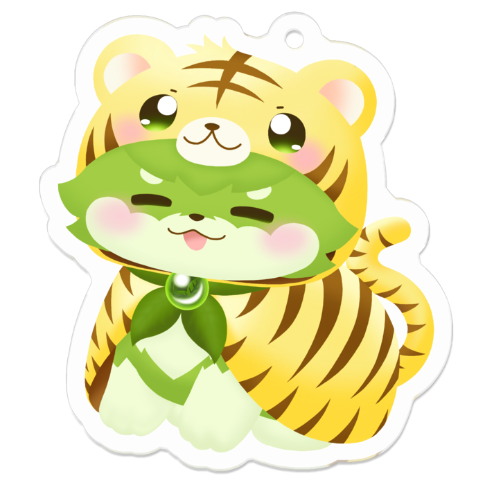 アクリルキーホルダー - 50 x 50 (mm)