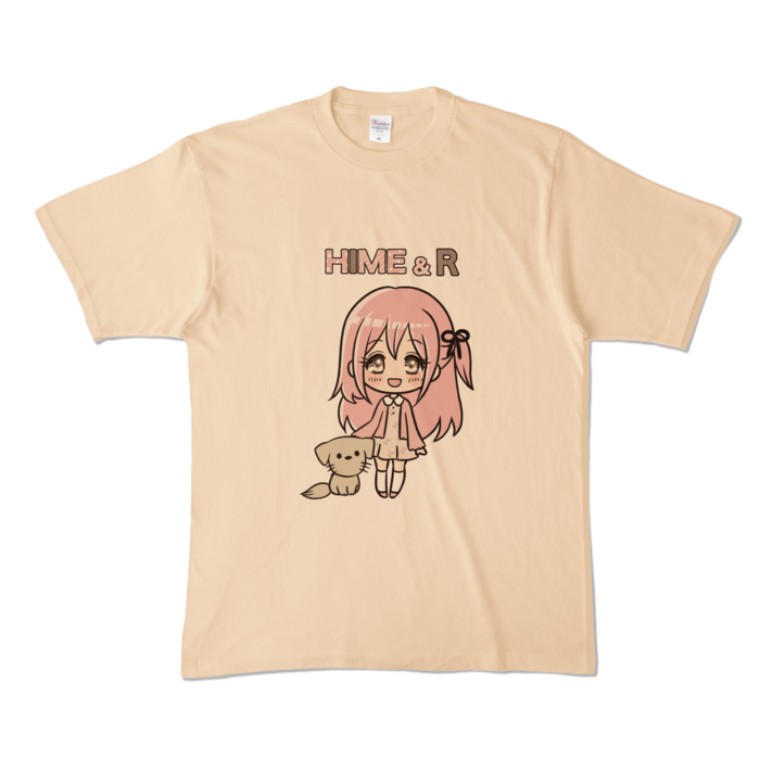 カラーTシャツ - XL - ナチュラル (淡色)