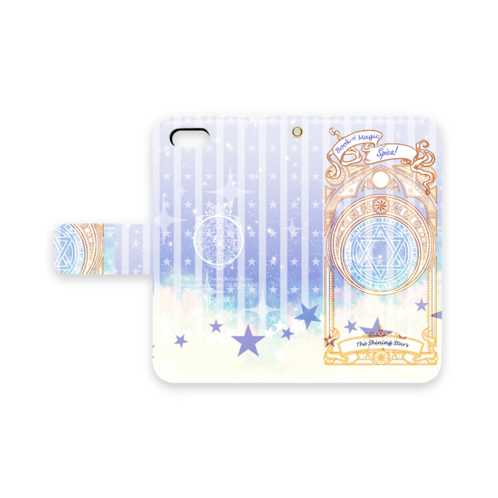 手帳型iPhoneケース - iPhone 5 / 5s / SE - ストラップ穴 あり