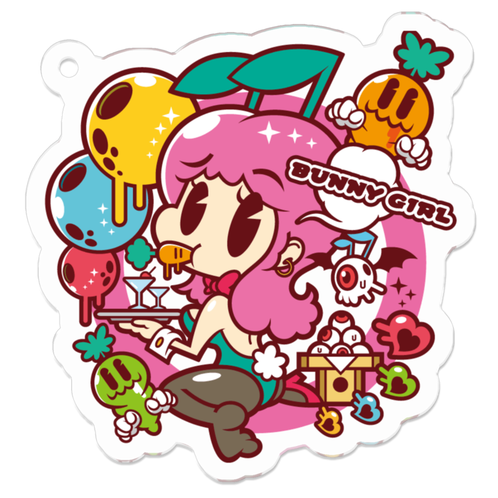 アクリルキーホルダー - 50 x 50 (mm)