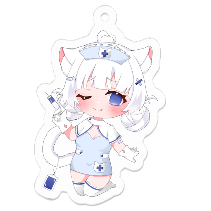 アクリルキーホルダー - 50 x 50 (mm)