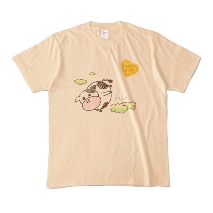 カラーTシャツ - M - ナチュラル (淡色)