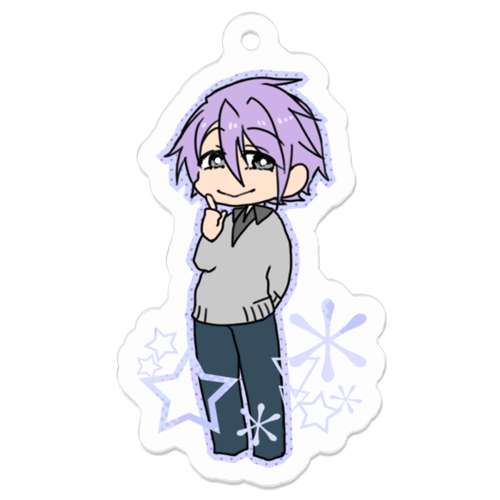 アクリルキーホルダー - 50 x 50 (mm)