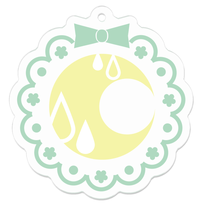 アクリルキーホルダー - 50 x 50 (mm)