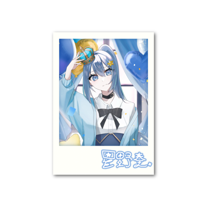 フォト風カード - 誕生日イラスト - 