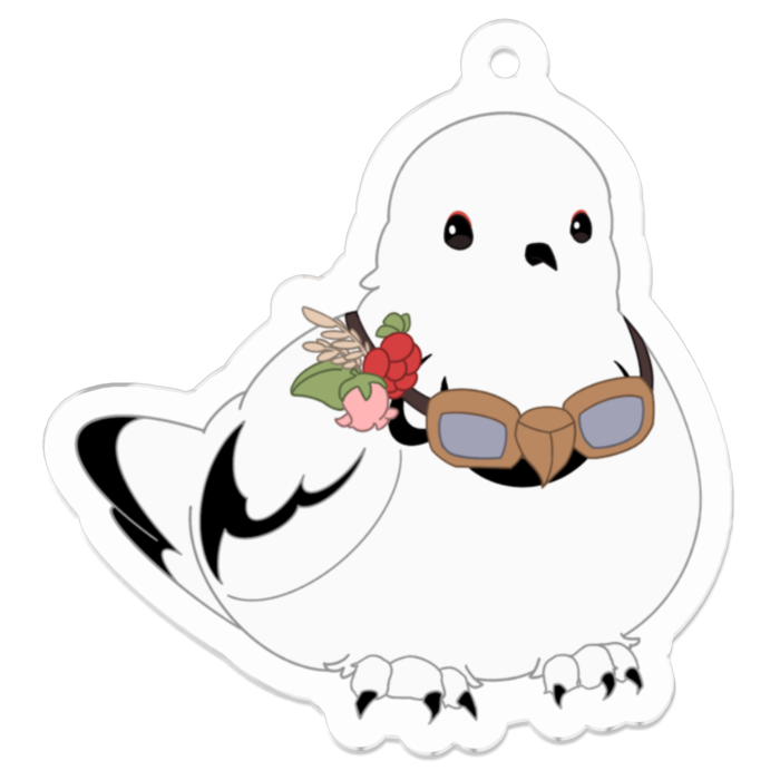 アクリルキーホルダー - 50 x 50 (mm)