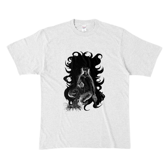 カラーTシャツ(淡色) - XL - アッシュ