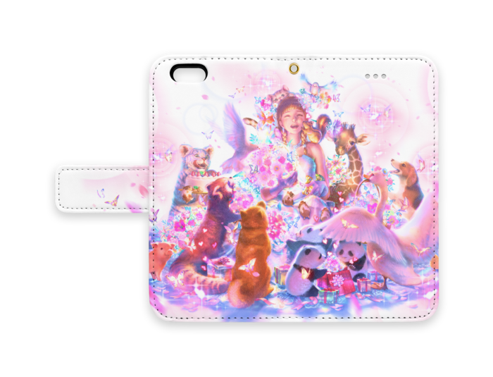 手帳型iPhoneケース - iPhone 6 / 6s - ストラップ穴 あり