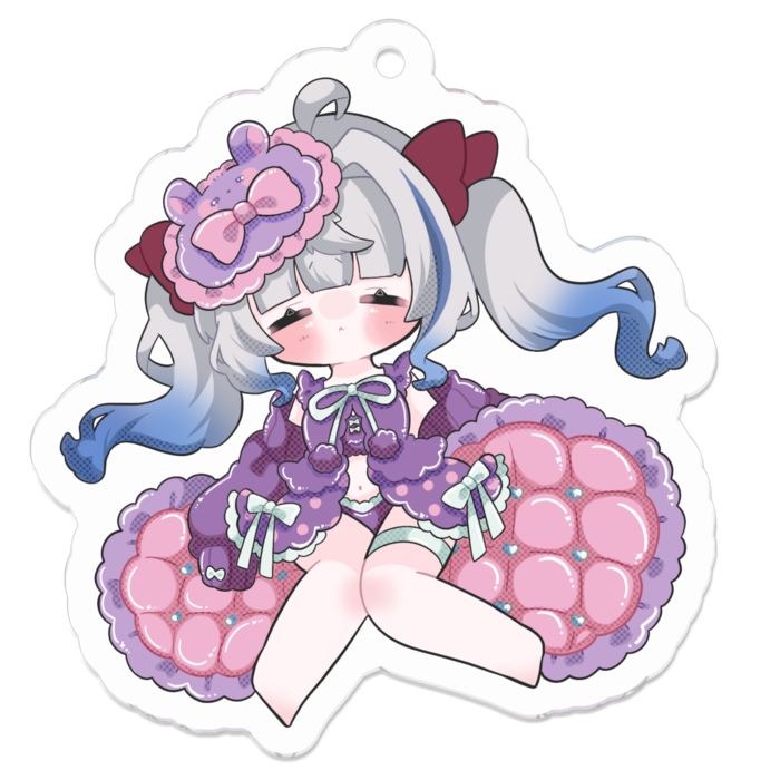 アクリルキーホルダー - 50 x 50 (mm)