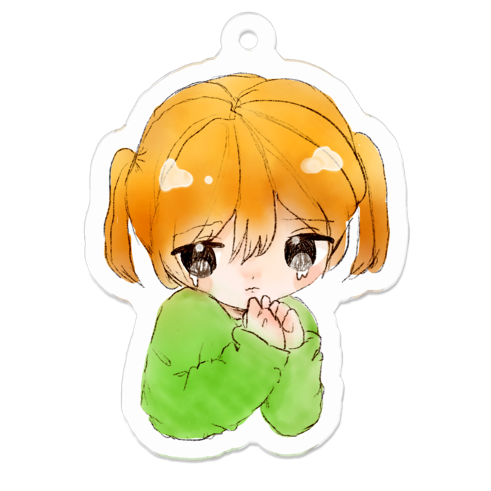 アクリルキーホルダー - 50 x 50 (mm)