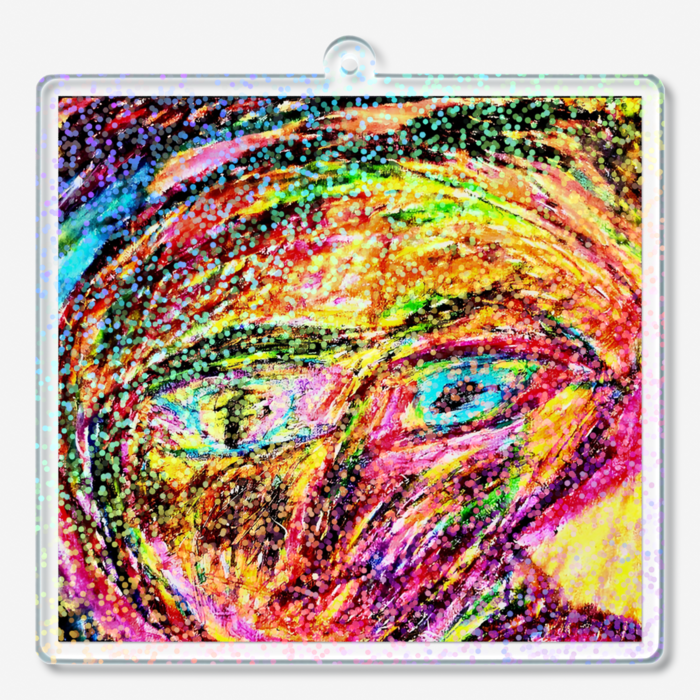 ホログラムアクリルキーホルダー - 70 × 70mm(2)