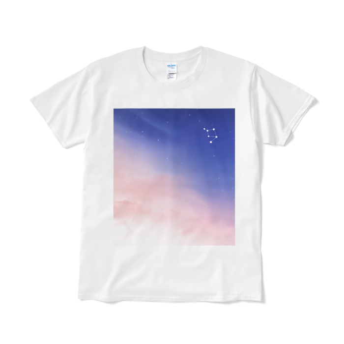 12星座の夜空Tシャツ