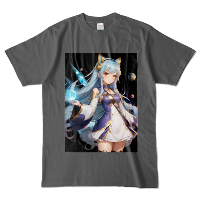 カラーTシャツ - L - チャコール (濃色)