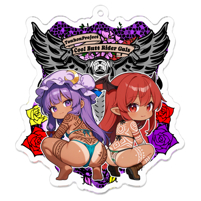 アクリルキーホルダー - 70 x 70 (mm)