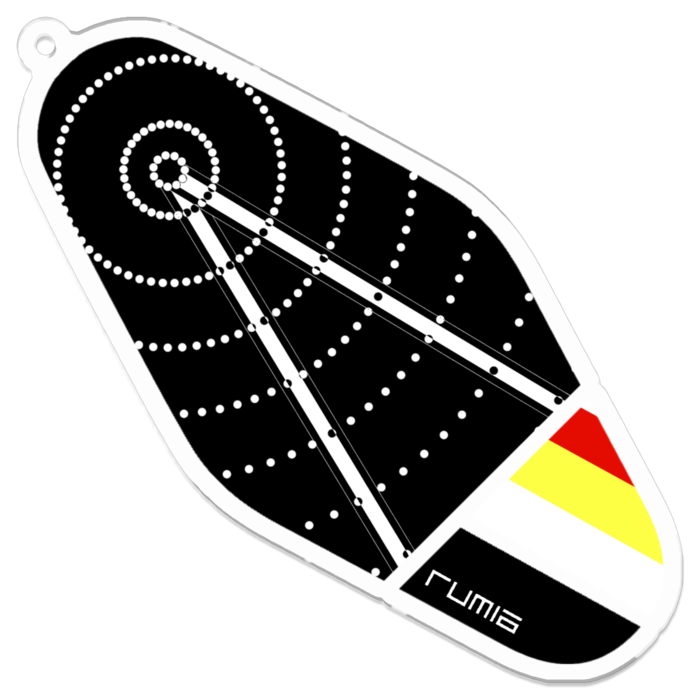 アクリルキーホルダー - 70 x 70 (mm)