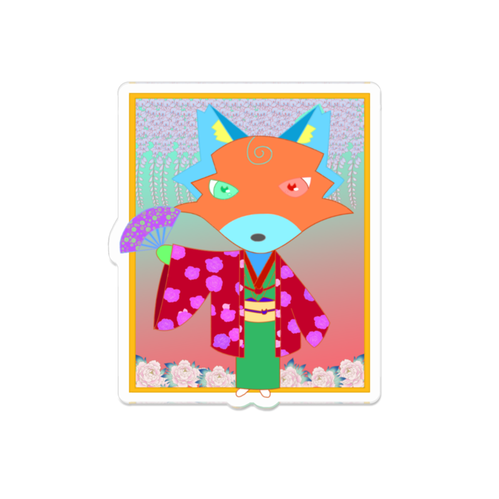 アクリルバッジ - 70 x 70 (mm)