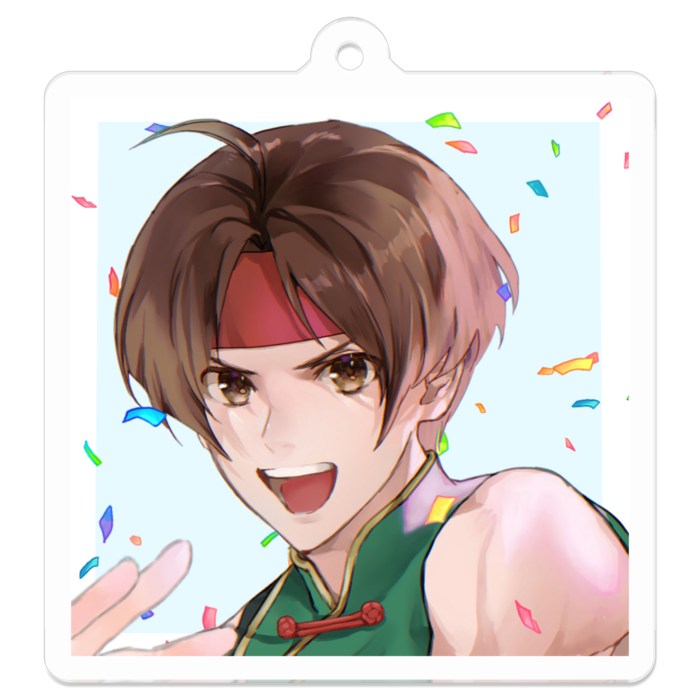 アクリルキーホルダー - 50 x 50 (mm)