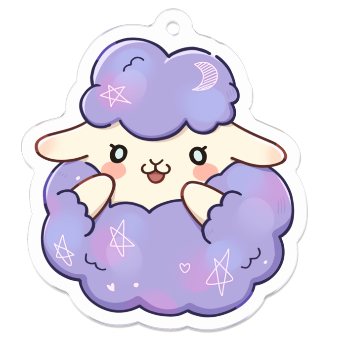 たましゃんアクリルキーホルダー - 50 x 50