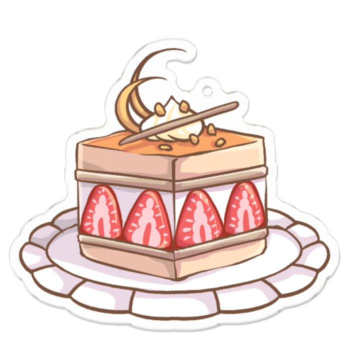 アクリルキーホルダー - 70 x 70 (mm)