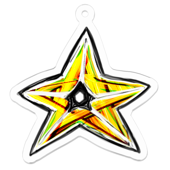 アクリルキーホルダー - 50 x 50 (mm)