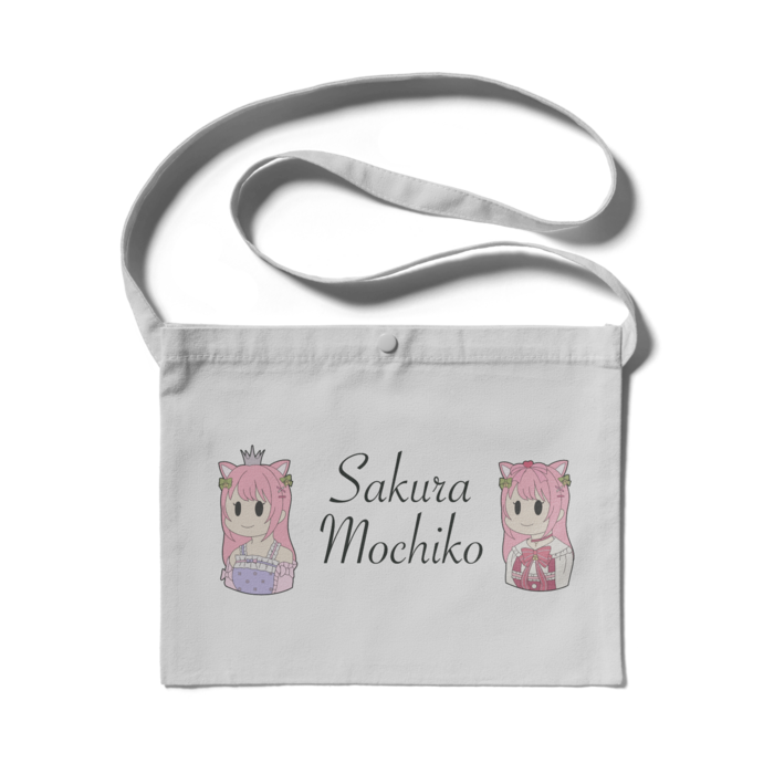 サコッシュ - 300 x 230 (mm)ライトグレー