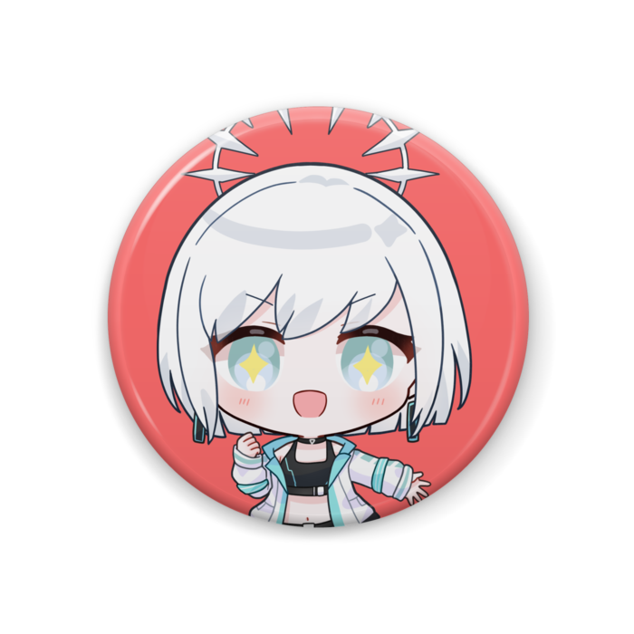 ちびめぐ缶バッジ 『きらーん！』