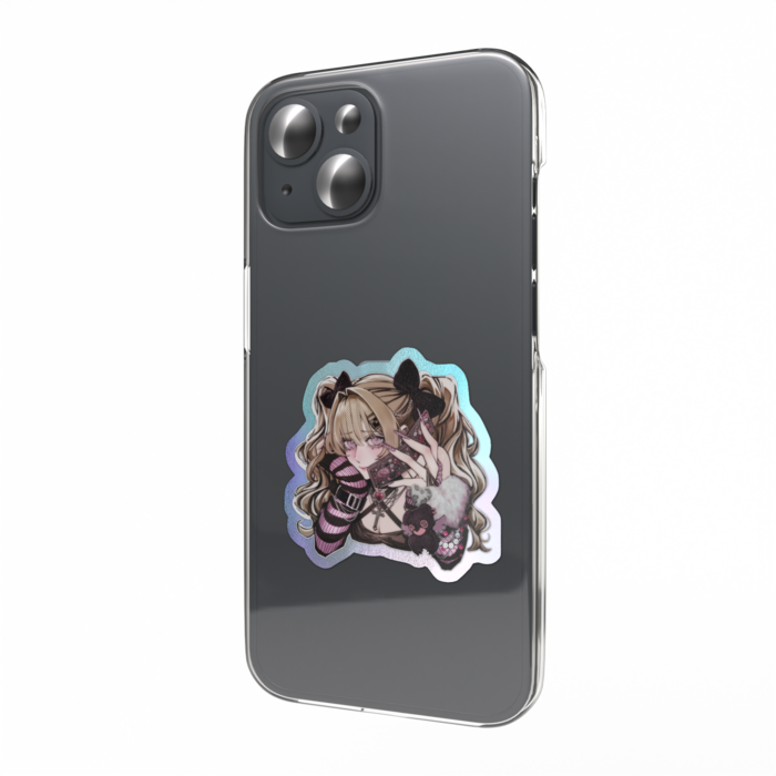 オーロラスマホステッカー - W55 × H91mm 以内
