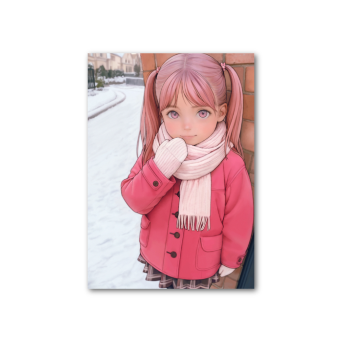 フォト風カード - 縦 - 両面