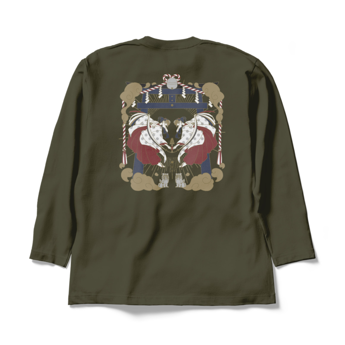 ロングスリーブTシャツ - XL - アーミーグリーン