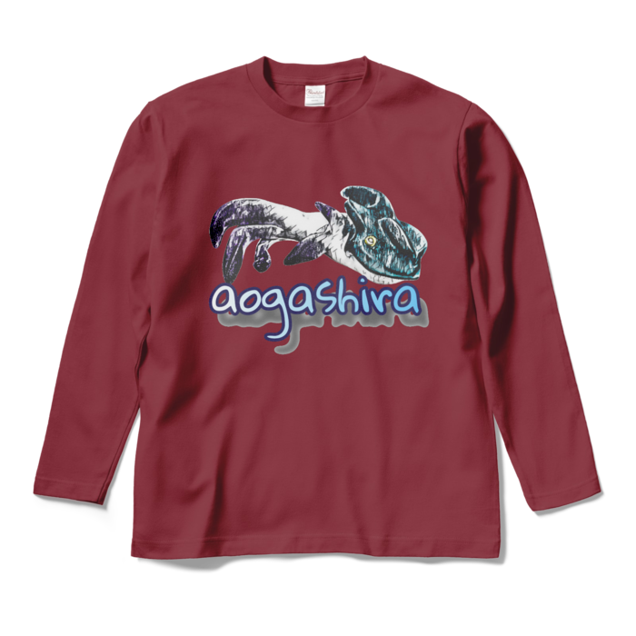ロングスリーブTシャツ - M - バーガンディ