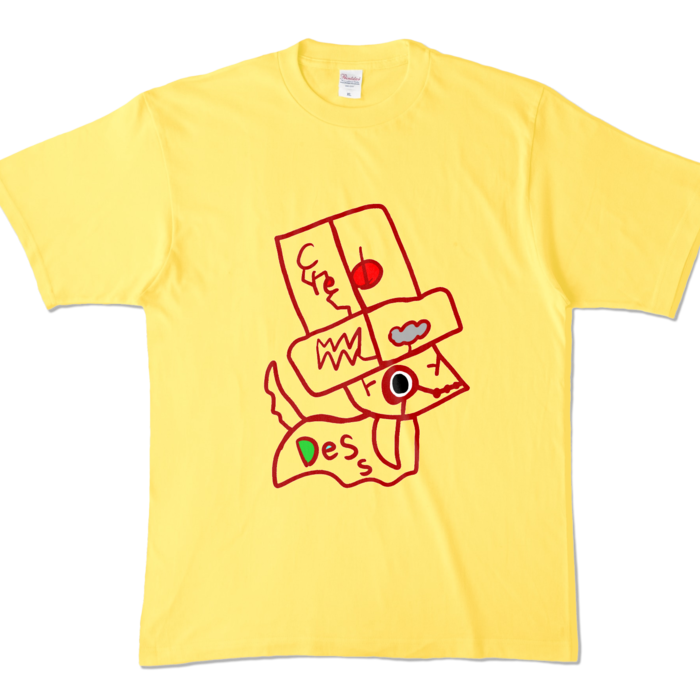 カラーTシャツ - XL - イエロー (濃色)