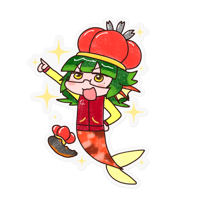 ステッカー - 100 x 100 (mm)