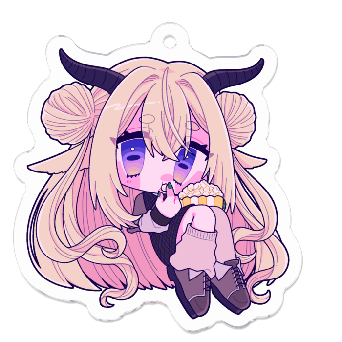 アクリルキーホルダー - 50 x 50 (mm)